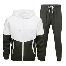 Conjunto Deportivo Casual con Capucha para Hombre – 2 Piezas