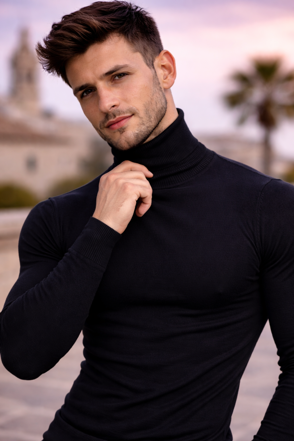 MILANO-CAMISA CUELLO ALTO