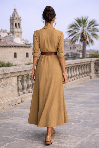 ARENA DORADA-VESTIDO