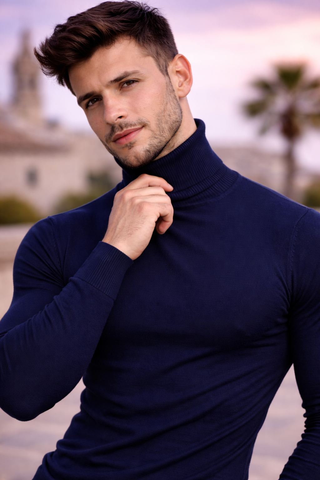 MILANO-CAMISA CUELLO ALTO