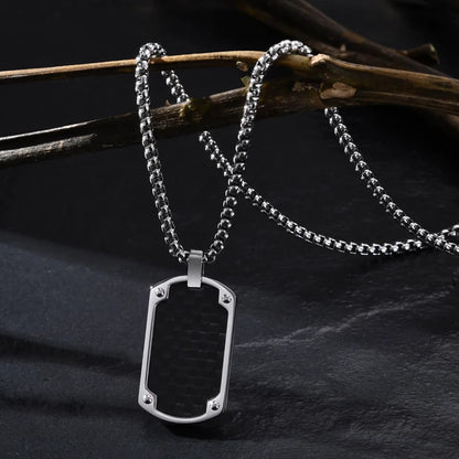 COLLAR ACERO Y FIBRA