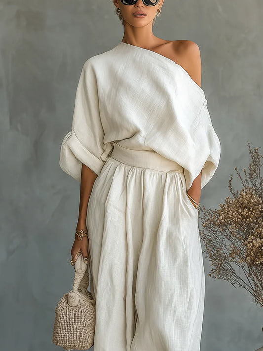 Isabella, Conjunto Top y Pantalón Tapered