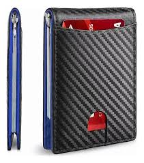 Cartera minimalista Runbox con doble pliegue y bloqueo RFID en el bolsillo delantero