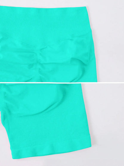 Kira – Shorts deportivos levantadores de glúteos sin costuras para mujer