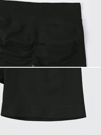 Kira – Shorts deportivos levantadores de glúteos sin costuras para mujer